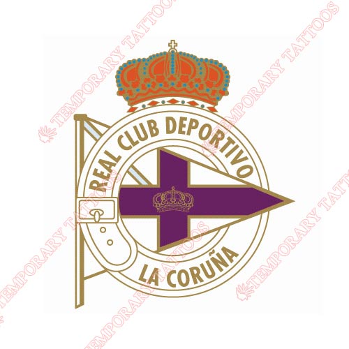 Deportivo La Coruna Customize Temporary Tattoos Stickers NO.8298